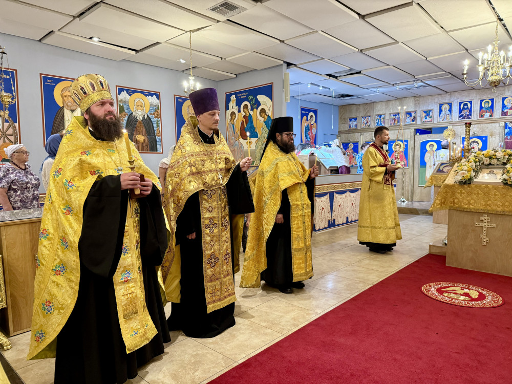 Братия обители приняла участие в архиерейском богослужении в Помпано-Бич