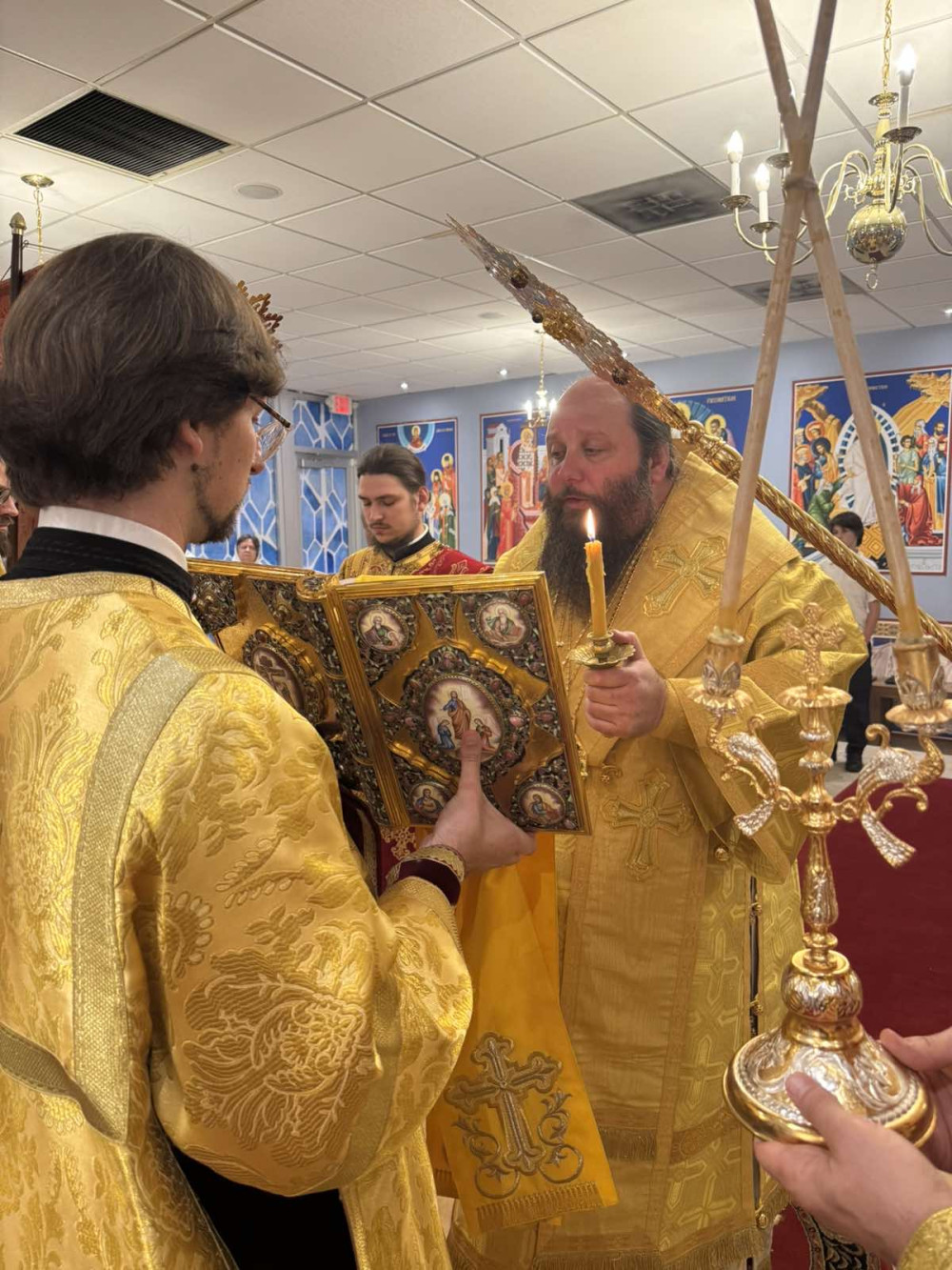 Братия обители приняла участие в архиерейском богослужении в Помпано-Бич