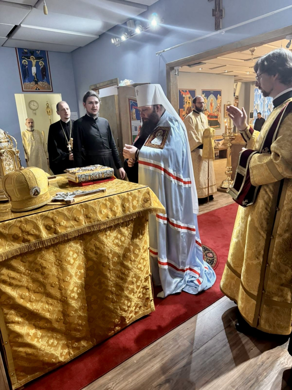 Братия обители приняла участие в архиерейском богослужении в Помпано-Бич