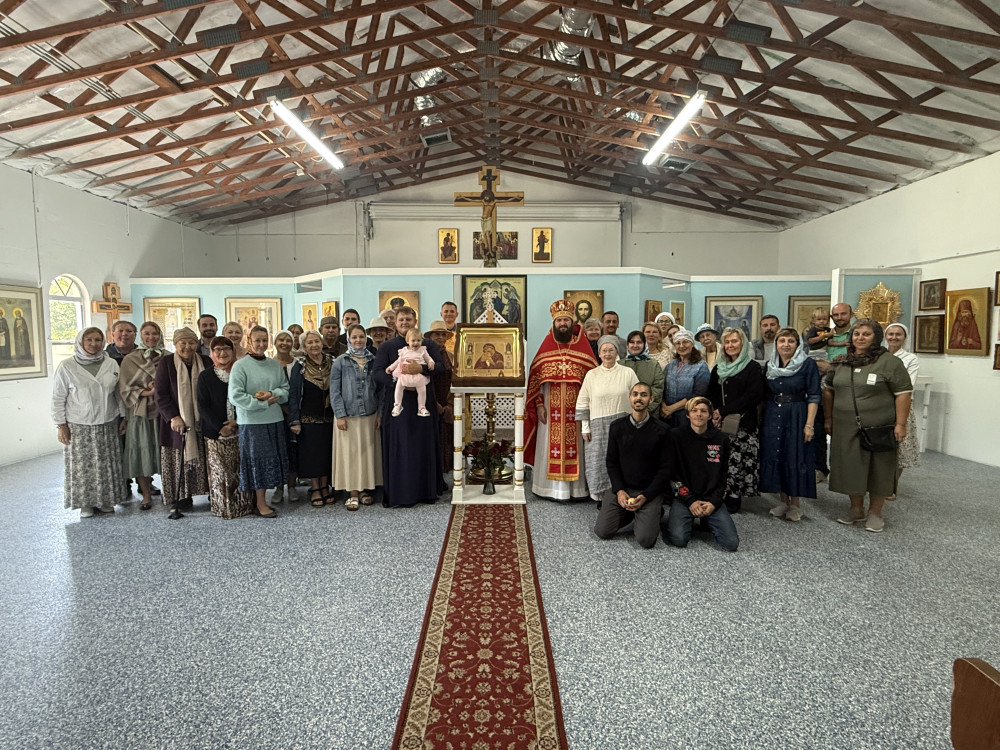 Первая Литургия в новом храме