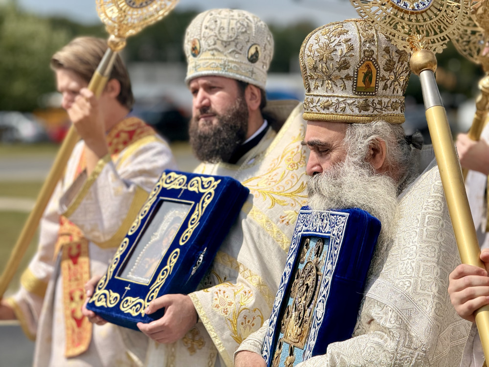 Торжества в храме Нью-Джерси. Крестный ход